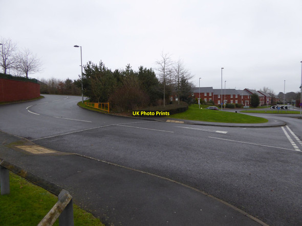 Photo 6"x4" Service road for shops in the Rydon Lane Trading Estate, Exeter Sandy Gate\/SX9691 c2016