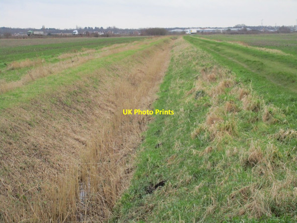 Photo 6"x4" Minor drain between Scunthorpe and Gunness Crosby\/SE8711 c2016