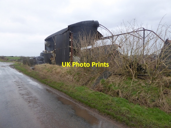 Photo 6"x4" Dilapidated barn, Burgh-by-Sands Burgh by Sands c2016