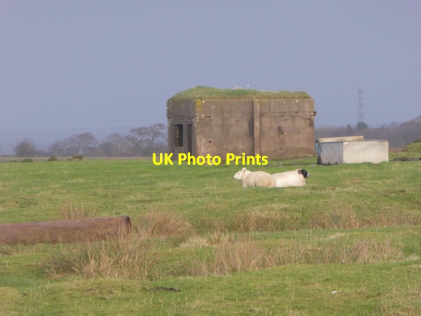 Photo 6"x4" World war 2 relic on Burgh Marsh Burgh by Sands c2016