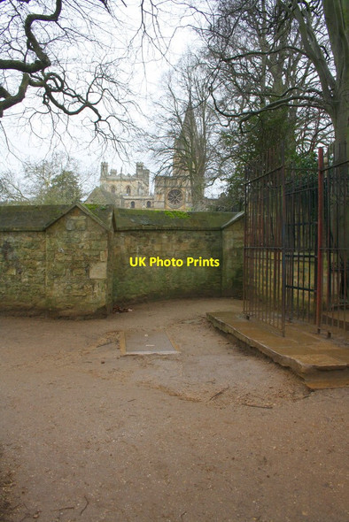 Photo 6"x4" Wall angle at Merton Grove \/ Deadman's Walk junction Oxford\/SP5106 c2016