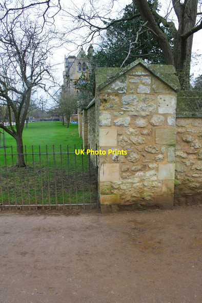 Photo 6"x4" Wall angle at south end of Merton Grove Oxford\/SP5106 c2016