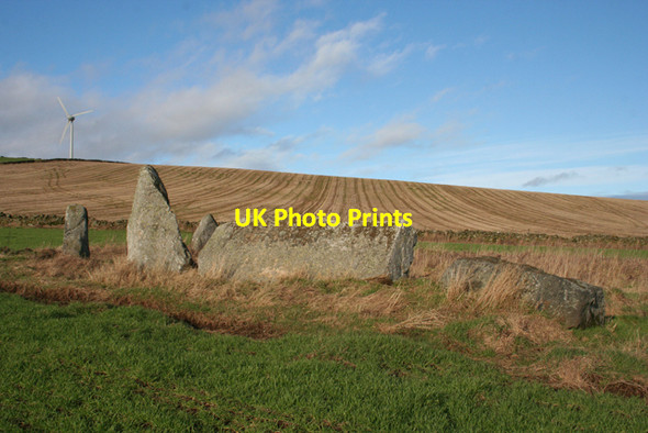 Photo 6"x4" Balquhain Recumbent Stone Circle (5) Pitcaple c2016