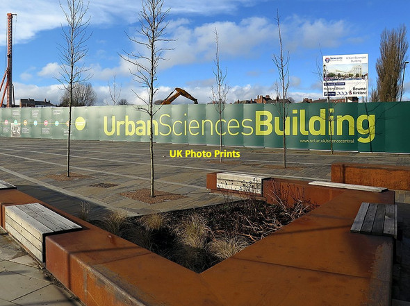 Photo 6"x4" Construction site, Science Central Newcastle upon Tyne c2016
