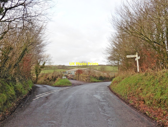 Photo 6"x4" Cross Lane Cross North Molton c2016