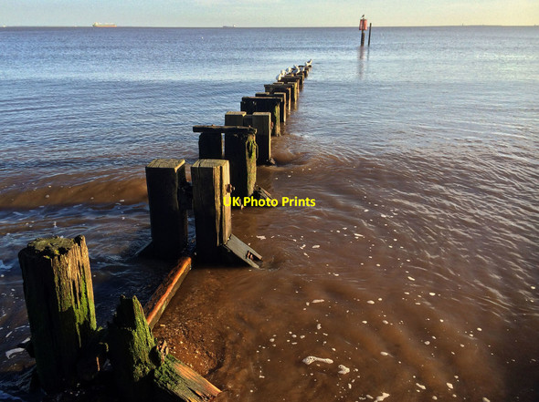 Photo 6"x4" What a lovely morning on the beach Cleethorpes c2016