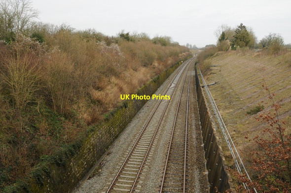 Photo 6"x4" The railway at Kemble Kemble c2016