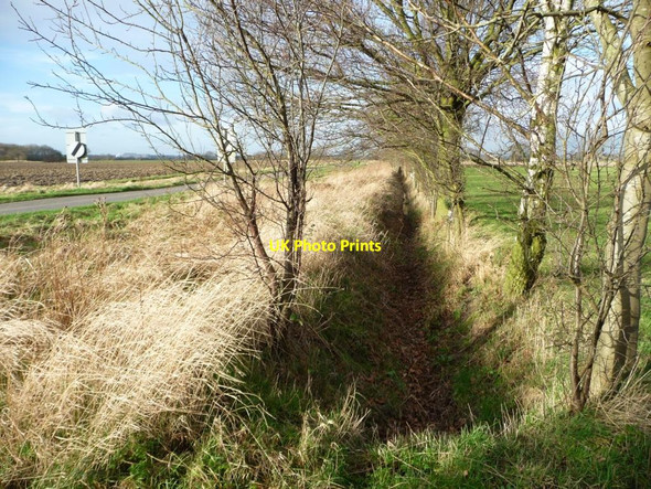 Photo 6"x4" Drainage ditch, north side of Biggin Lane Biggin\/SE5434 c2016