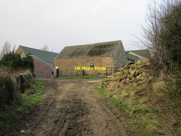 Photo 6"x4" Approaching Povey Farm Birleyhay c2016