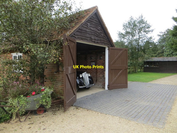 Photo 6"x4" Garage at Nuffield Place Huntercombe End c2014