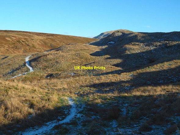Photo 6"x4" Path to the Black Linn Reservoir Bellsmyre c2016