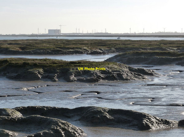 Photo 6"x4" The saltmarsh at Old Hall Creek Salcott-cum-Virley c2016