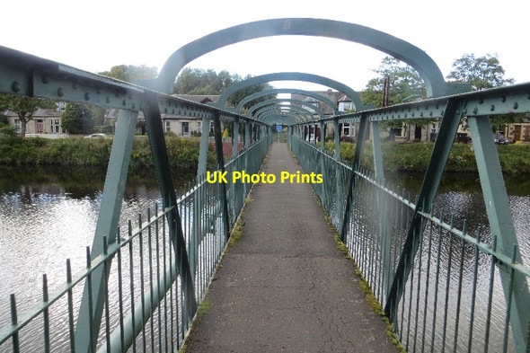 Photo 6"x4" Footbridge, Irvine Irvine c2015