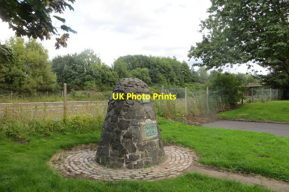 Photo 6"x4" Irvine Burns Club cairn Irvine c2015 P1