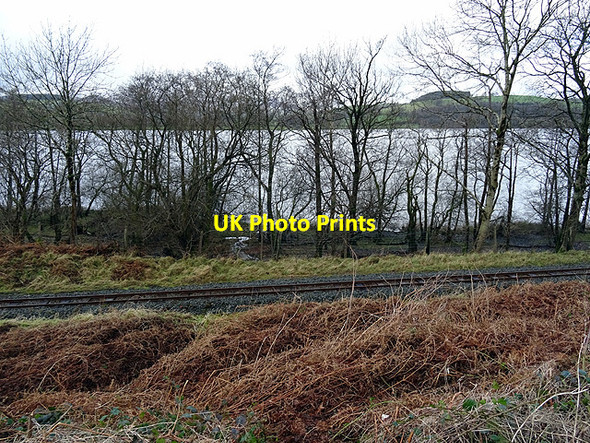 Photo 6"x4" Bala Lake and the Bala Lake Railway Llangower c2016