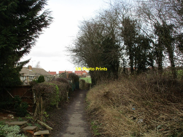 Photo 6"x4" Footpath off Church Lane, Killamarsh Norwood\/SK4681 c2016