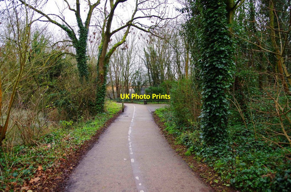 Photo 6"x4" Cycleway and footpath. Witney, Oxon Witney c2016