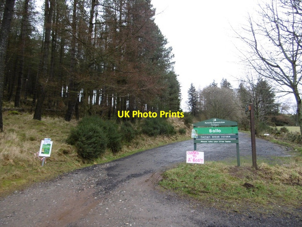 Photo 6"x4" Car park, North Ballo Abernyte c2016