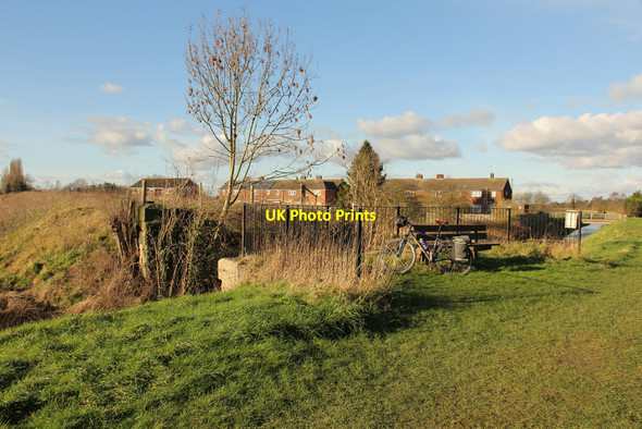 Photo 6"x4" Former railway line at Torksey Brampton\/SK8479 c2016