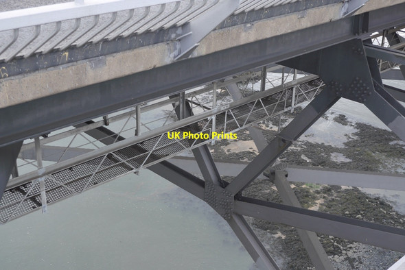 Photo 6"x4" Walkway, Forth Road Bridge Queensferry\/NT1278 c2015