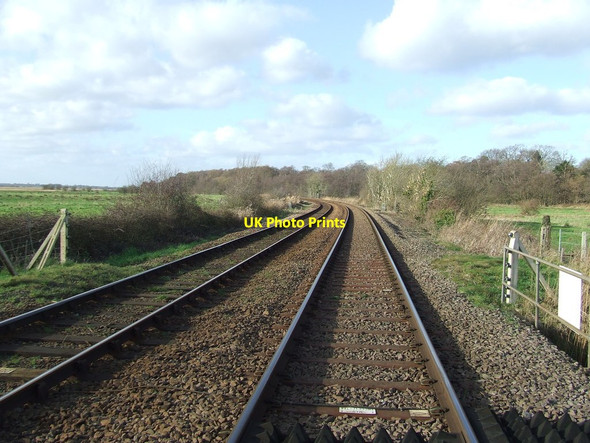 Photo 6"x4" Railway Line Herringfleet c2016