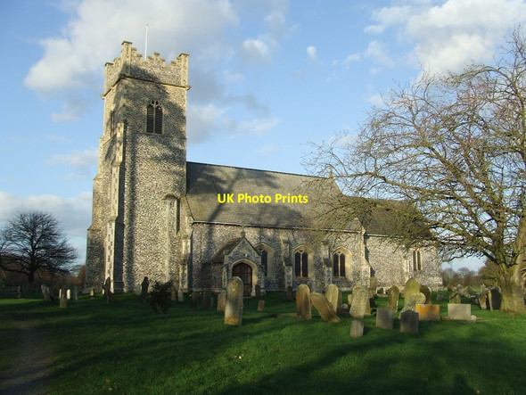 Photo 6"x4" St. Mary Somerleyton Herringfleet c2016