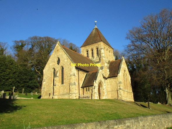 Photo 6"x4" The church of St. John the Evangelist from the south-west Wentbridge c2016