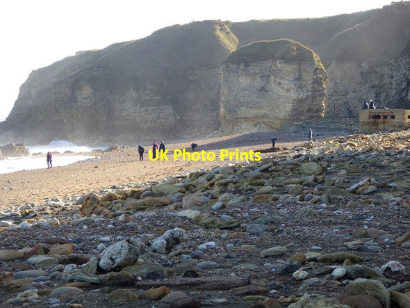 Photo 6"x4" Blast Beach Dawdon c2016