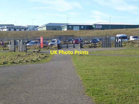 Photo 6"x4" Car park at Nose's Point Seaham c2016