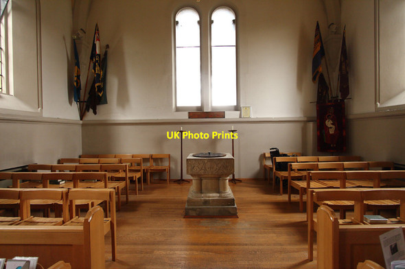 Photo 6"x4" St John the Baptist, Loughton - Font Loughton\/TQ4396 c2016