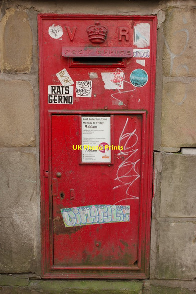 Photo 6"x4" Victorian Postbox, Mosley Street Manchester c2016
