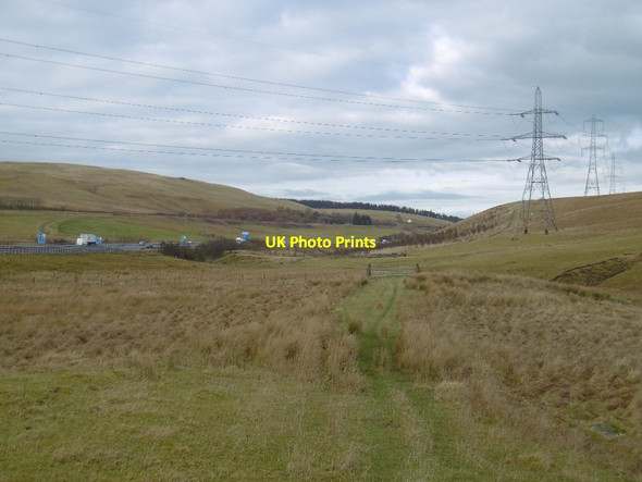 Photo 6"x4" Maidencots to Maidengill track Douglas\/NS8330 c2016
