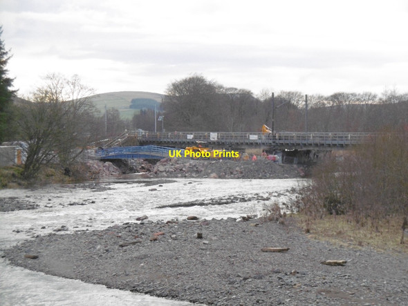 Photo 6"x4" Lamington Viaduct repairs Lamington\/NS9731 c2016
