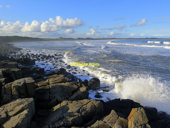 Photo 6"x4" Rocky shore near Snook High Newton-by-the-Sea c2016