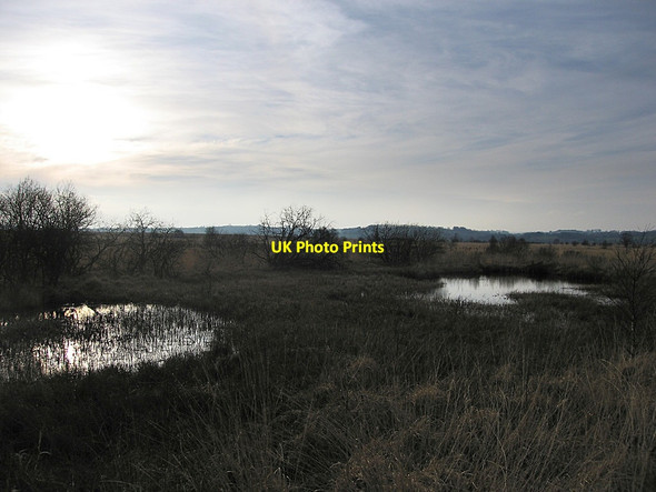 Photo 6"x4" Peat digging ponds, Cors Caron Tregaron c2016