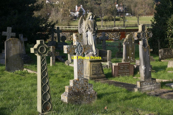 Photo 6"x4" Angel in the Crosses Streatley\/SU5980 c2016