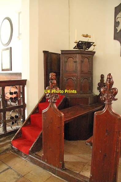 Photo 6"x4" St Andrew, Great Saxham - Pulpit Frizzeler's Green c2016
