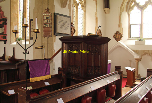 Photo 6"x4" All Saints, Barrow - Pulpit Barrow\/TL7663 c2016