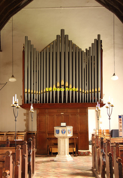 Photo 6"x4" All Saints, Barrow - Organ Barrow\/TL7663 c2016