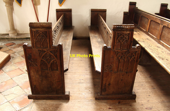 Photo 6"x4" All Saints, Barrow - Pew Barrow\/TL7663 c2016