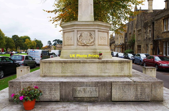 Photo 6"x4" War Memorial (3) - detail, Church Green, Witney, Oxon Witney c2015