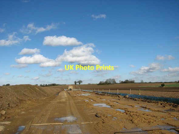 Photo 6"x4" Cable-laying east of Beeston village Beeston\/TF9015 c2016