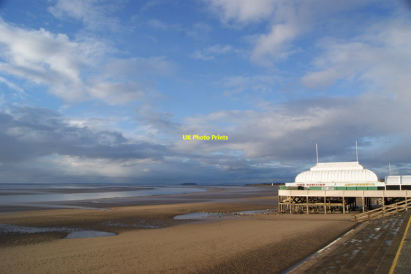 Photo 6"x4" Across the beach at Burnham on Sea Burnham-on-Sea c2016