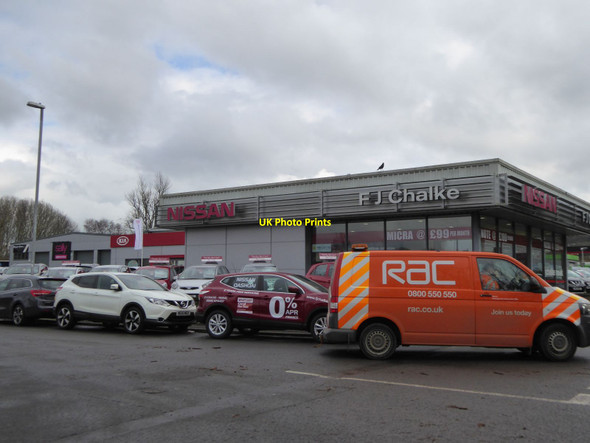 Photo 6"x4" Nissan showrooms, Sherborne Road, Yeovil Yeovil c2016