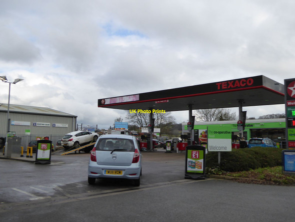 Photo 6"x4" Texaco filling station, Sherborne Road, Yeovil Yeovil c2016