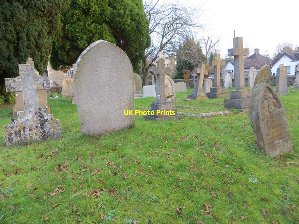 Photo 6"x4" Headstones at St Nicholas Oxford\/SP5106 c2013
