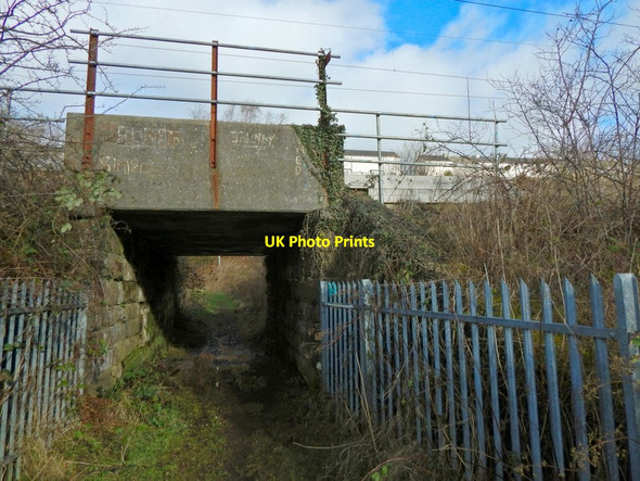 Photo 6"x4" Path leading under railway line Brucehill\/NS3875 c2016
