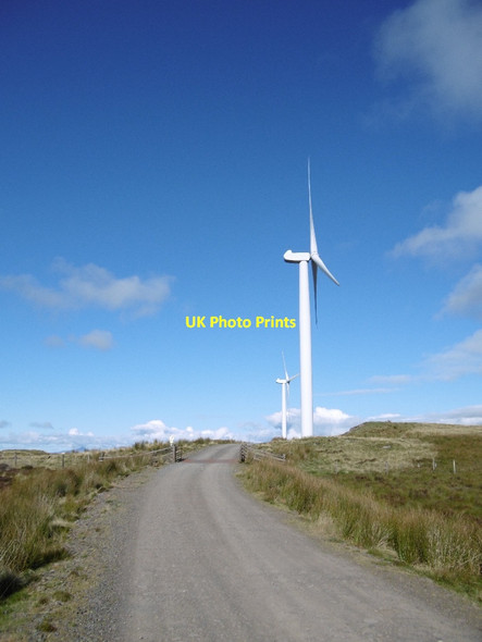 Photo 6"x4" Windfarm road Hart Hill\/NS6988 c2015