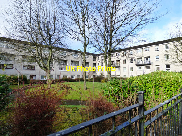 Photo 6"x4" Balfour Street at Shore Street Port Glasgow c2016
