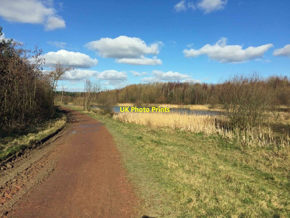 Photo 6"x4" Track to Foulby from the Wonders of Wakefield cycle route Foulby c2016